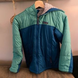 Girls reversible Patagonia jacket size 10